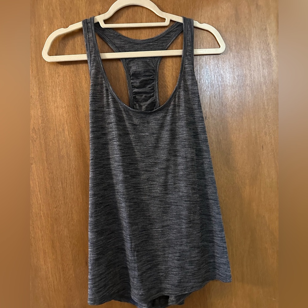 Lululemon Gray Heathered Racerback Tank